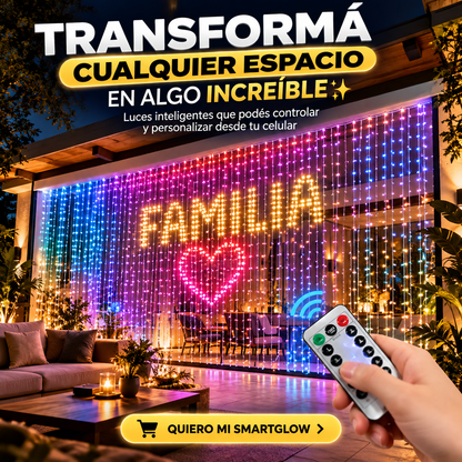 Cortina LED Inteligente 2x2 MTS — Transformá tu Navidad en un espectáculo de luces ✨