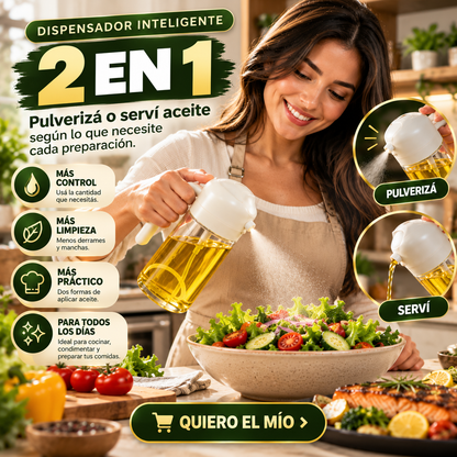 Dispensador Inteligente de Aceite 2 en 1